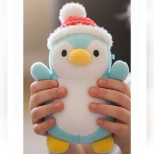 Squishmallows HugMees Raina the Penguin Holiday Plush